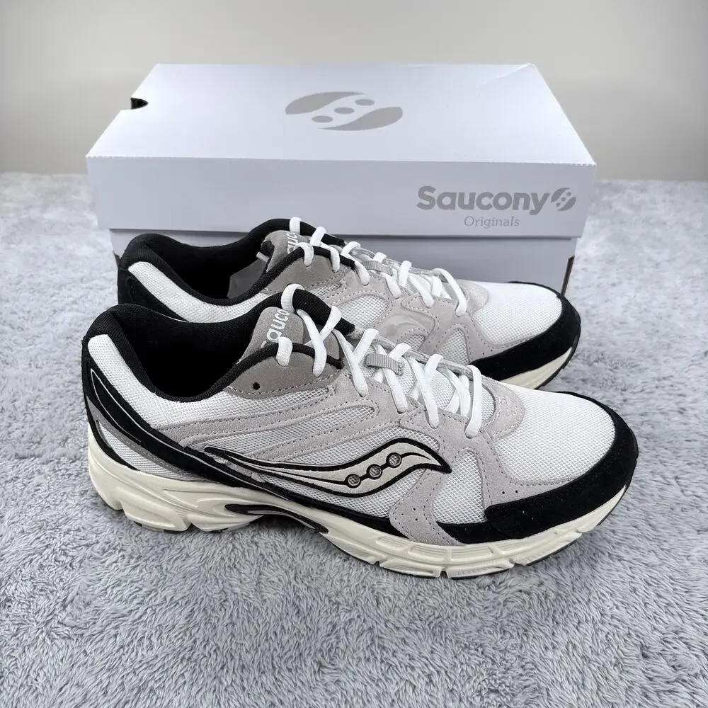 NIB Saucony Ride Millennium Black and White‎ Size 10 M / 11.5 W S70856-4